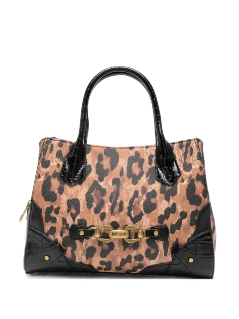 Just Cavalli leopard-print tote bag