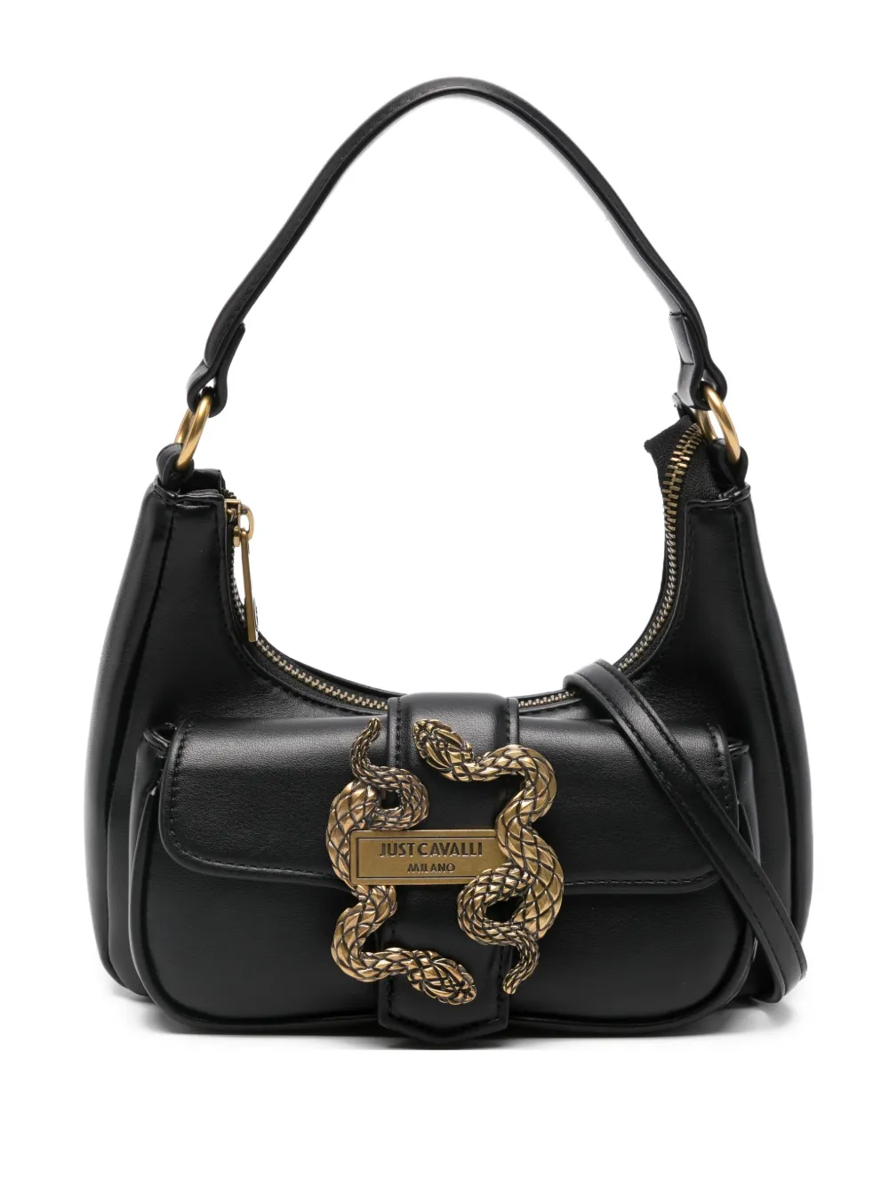 Just Cavalli Iconic Snakes tote bag | Black | Image 1