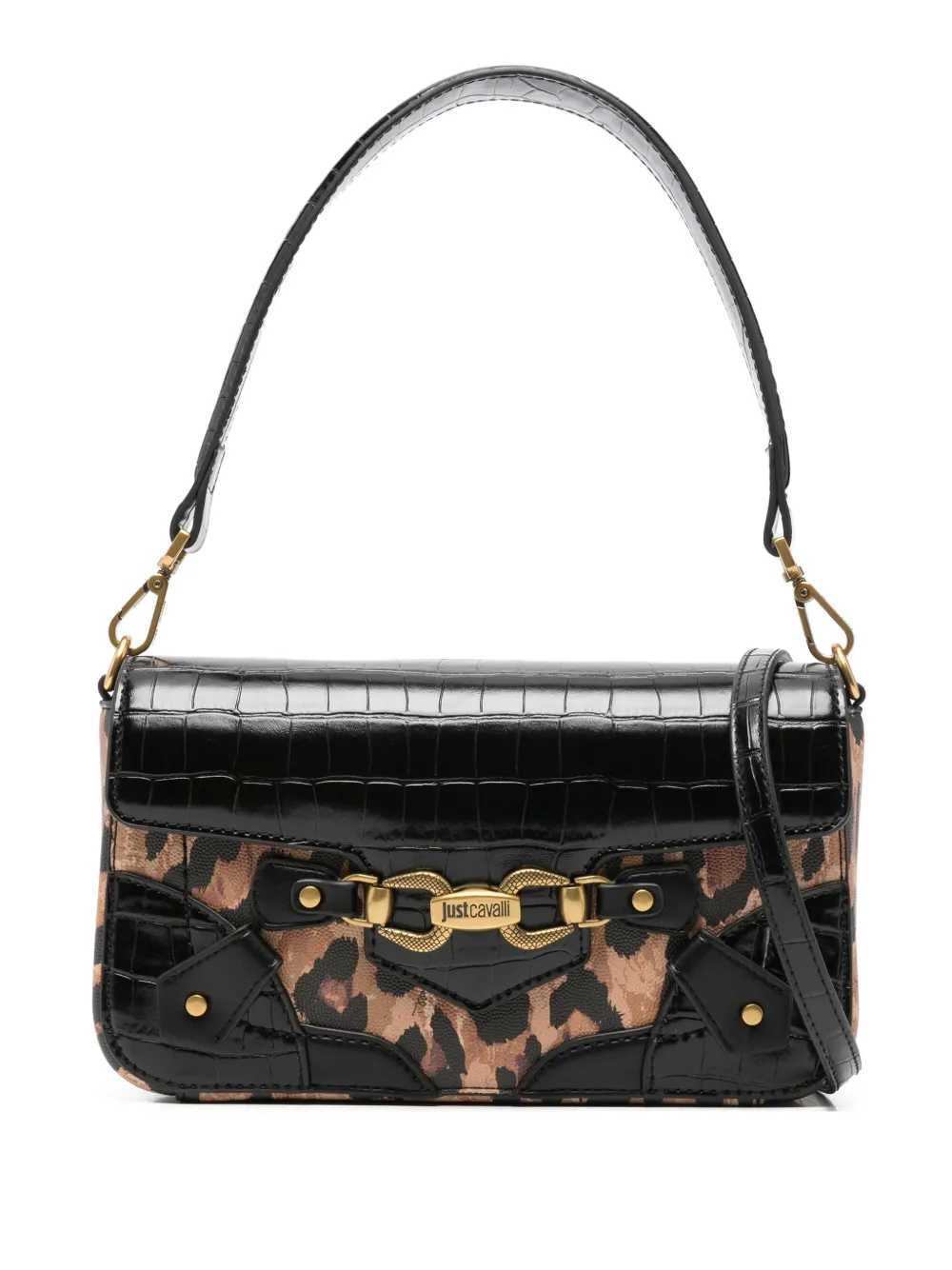 Just Cavalli leopard-print tote bag | Black | Image 1