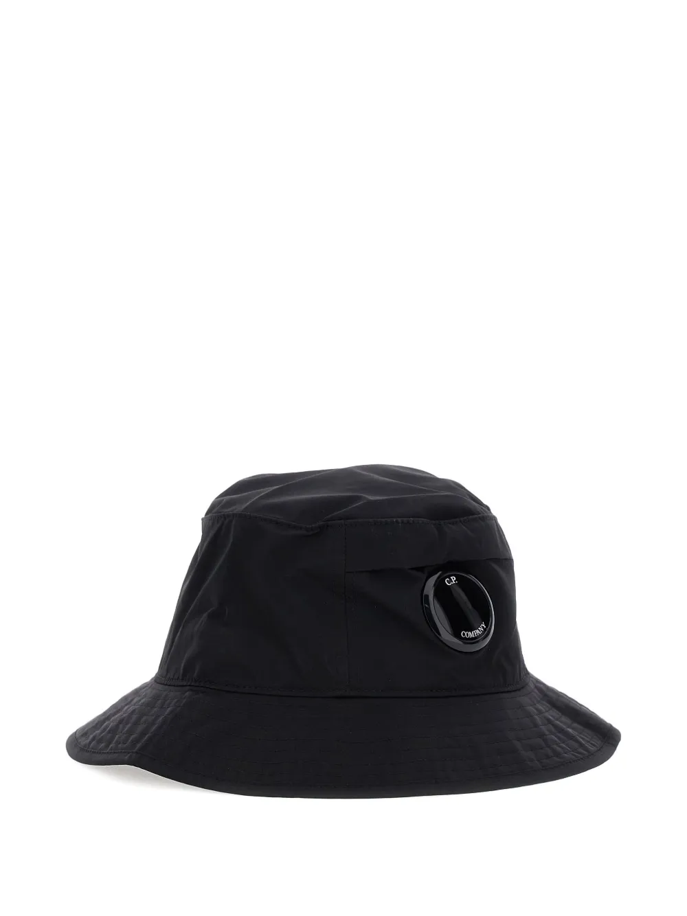 C.P. Company lens-plaque bucket hat | Black | Image 1