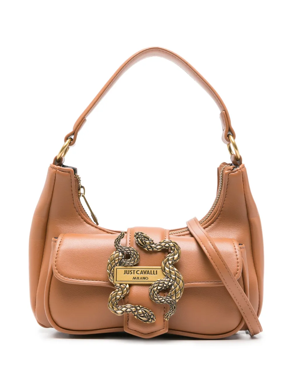 Just Cavalli Iconic Snakes tote bag | Brown | Image 1