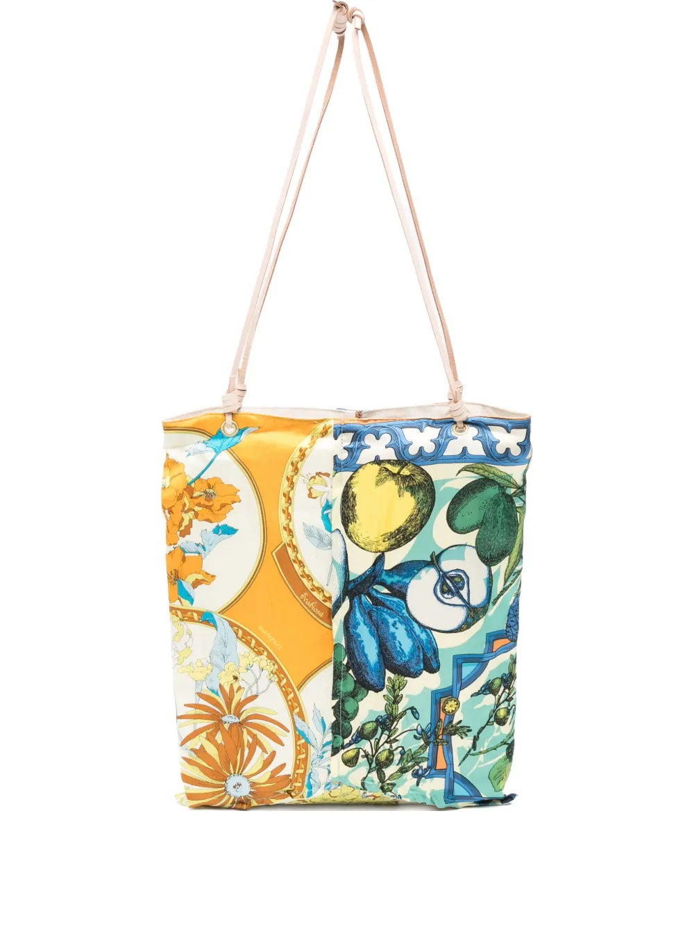 MANIPURI Borsa tote a fiori - Giallo