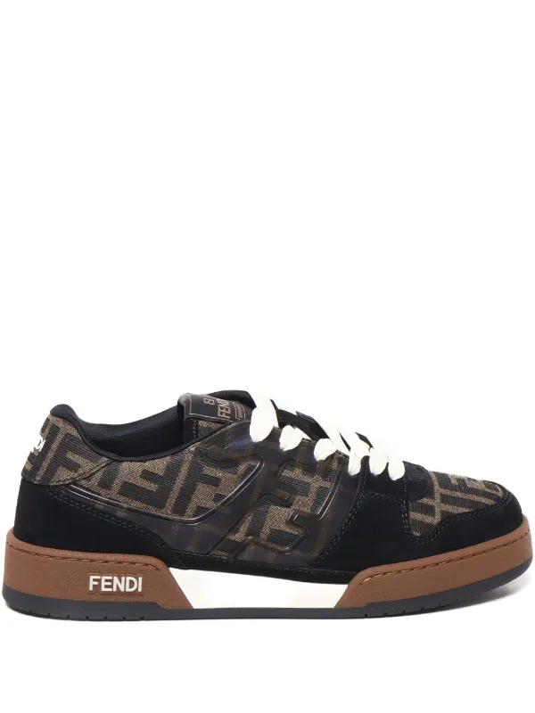 FENDI Match Sneakers Brown FARFETCH ID