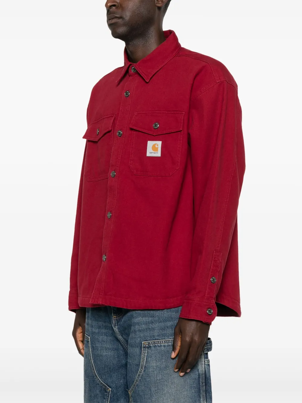 Carhartt WIP Selby overhemd Rood