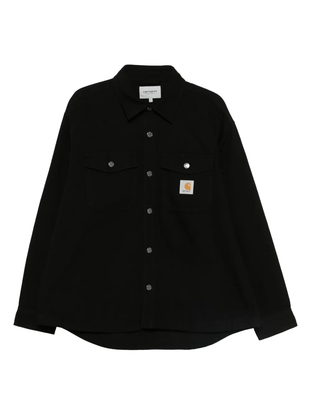 Carhartt WIP pocketed buttoned shirt | Black | Image 1