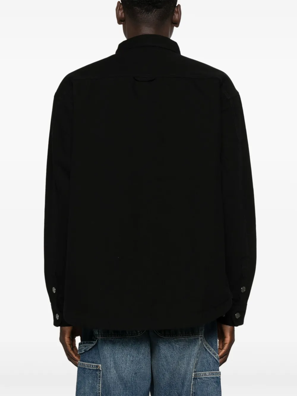 Carhartt WIP Overhemd met zak en knopen Zwart