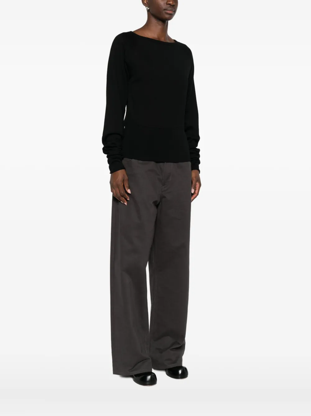 Daniele Fiesoli Long-sleeve Sweater In Black