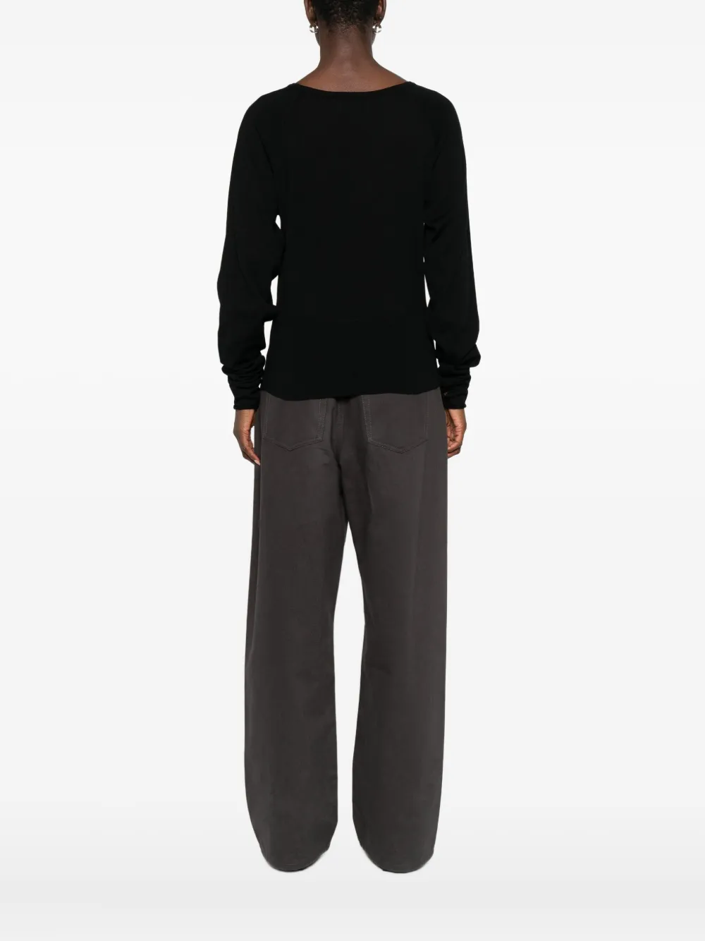 Daniele Fiesoli Long-sleeve Sweater In Black