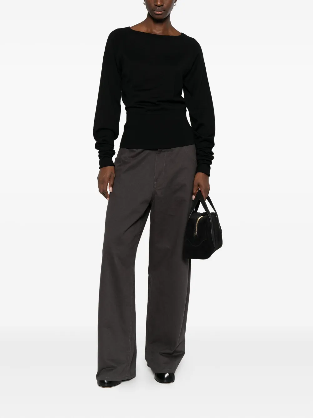 Daniele Fiesoli Long-sleeve Sweater In Black