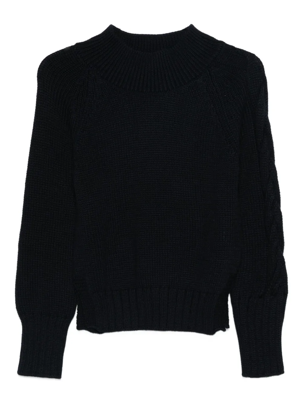 Intrecci cable-knit jumper - Blu