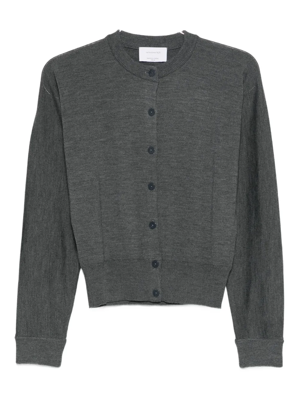 Daniele Fiesoli Fine-knit Cardigan In Black