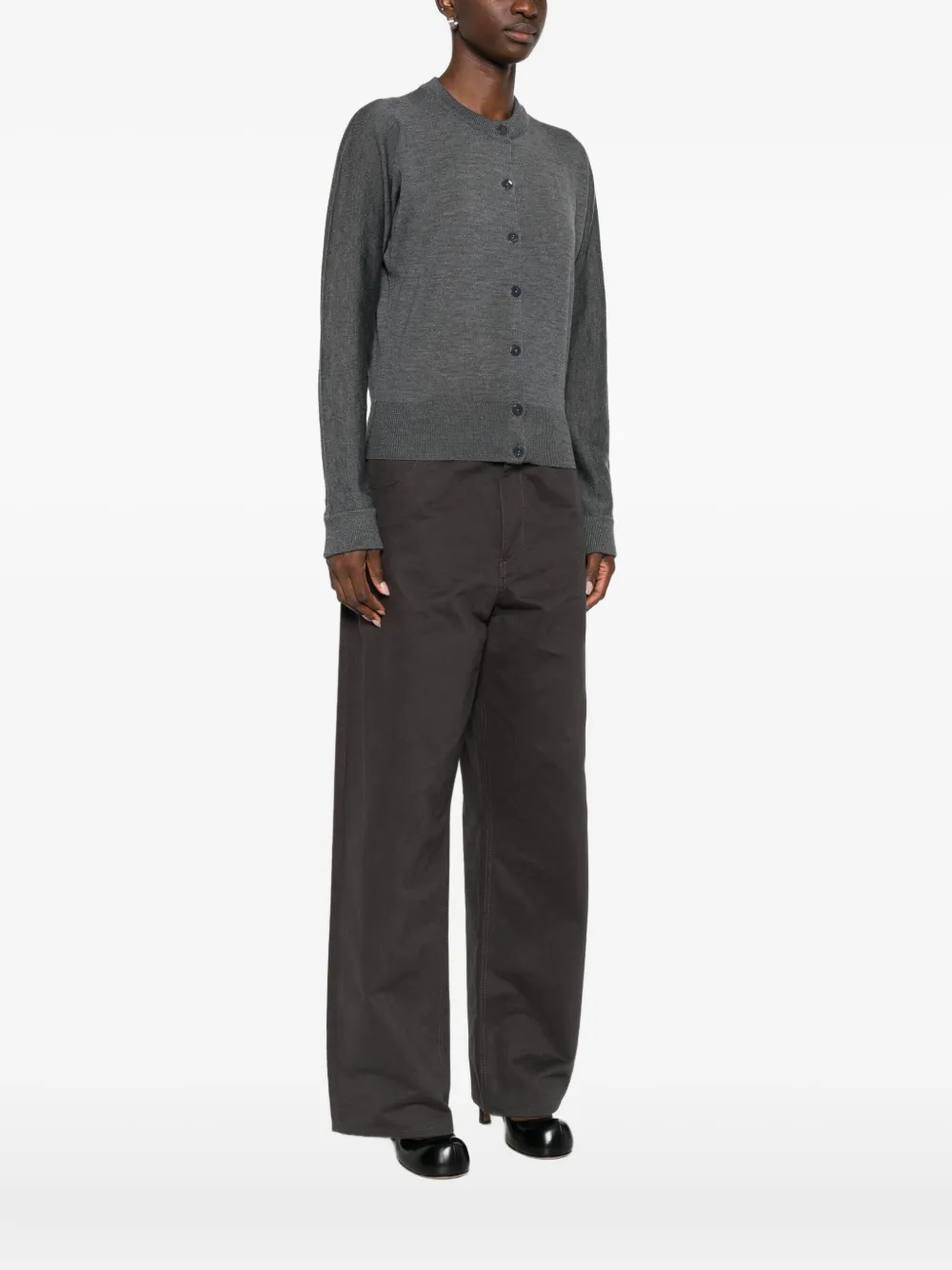 Daniele Fiesoli Fine-knit Cardigan In Black