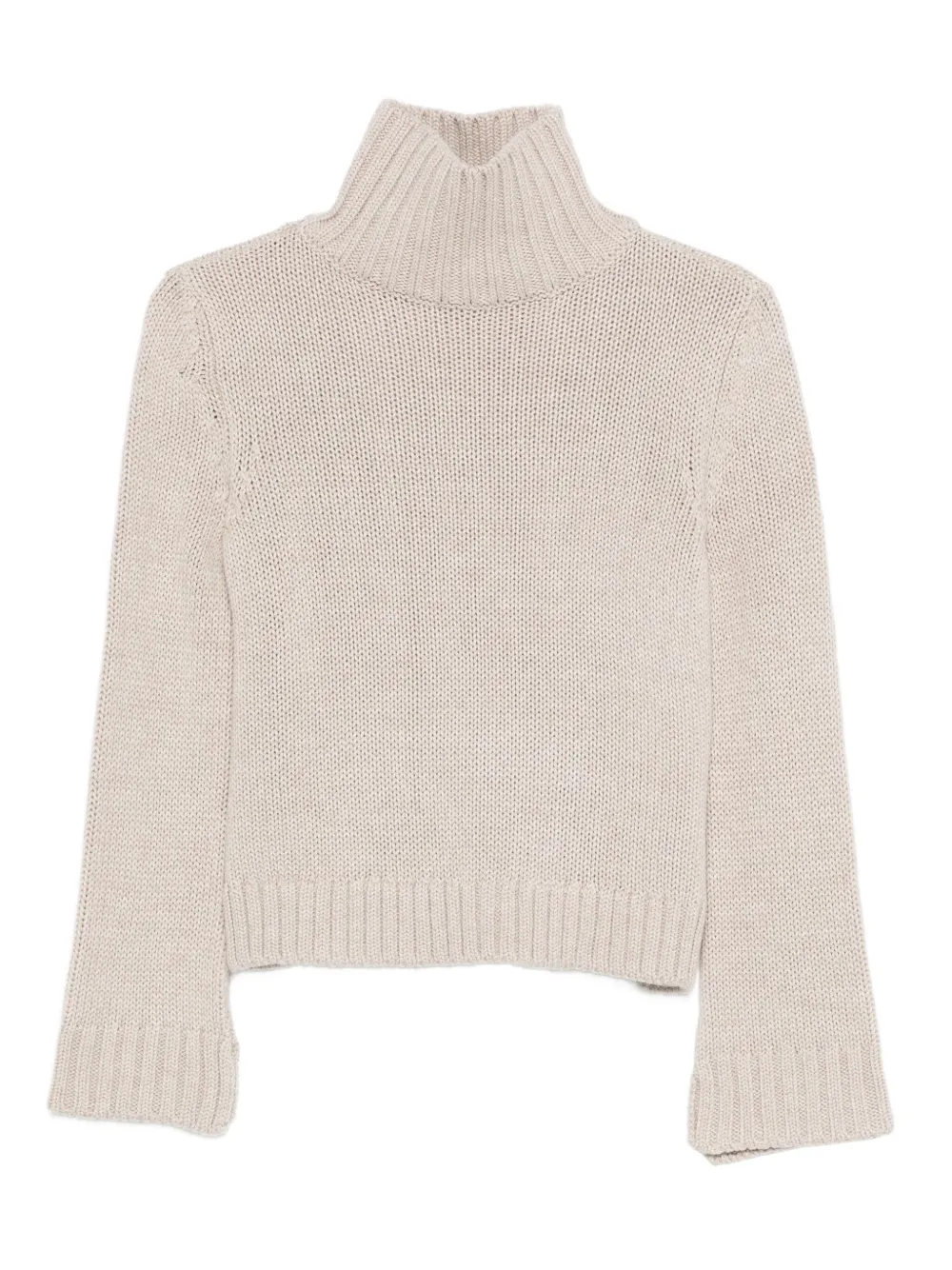 Intrecci roll-neck sweater | Neutrals | Image 1