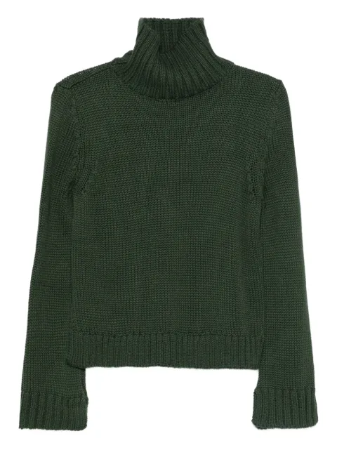 Intrecci suéter con cuello de tortuga
