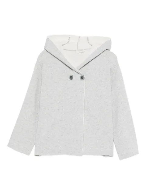 Intrecci hooded jacket