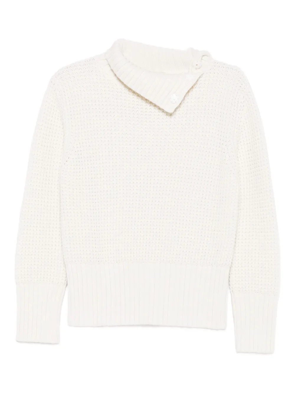 Intrecci pointelle-knit jumper | White | Image 1