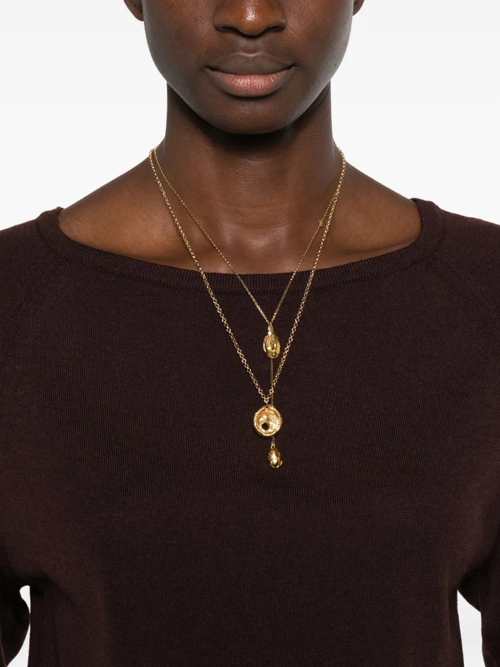 Daniele Fiesoli Long-sleeve Sweater In Brown