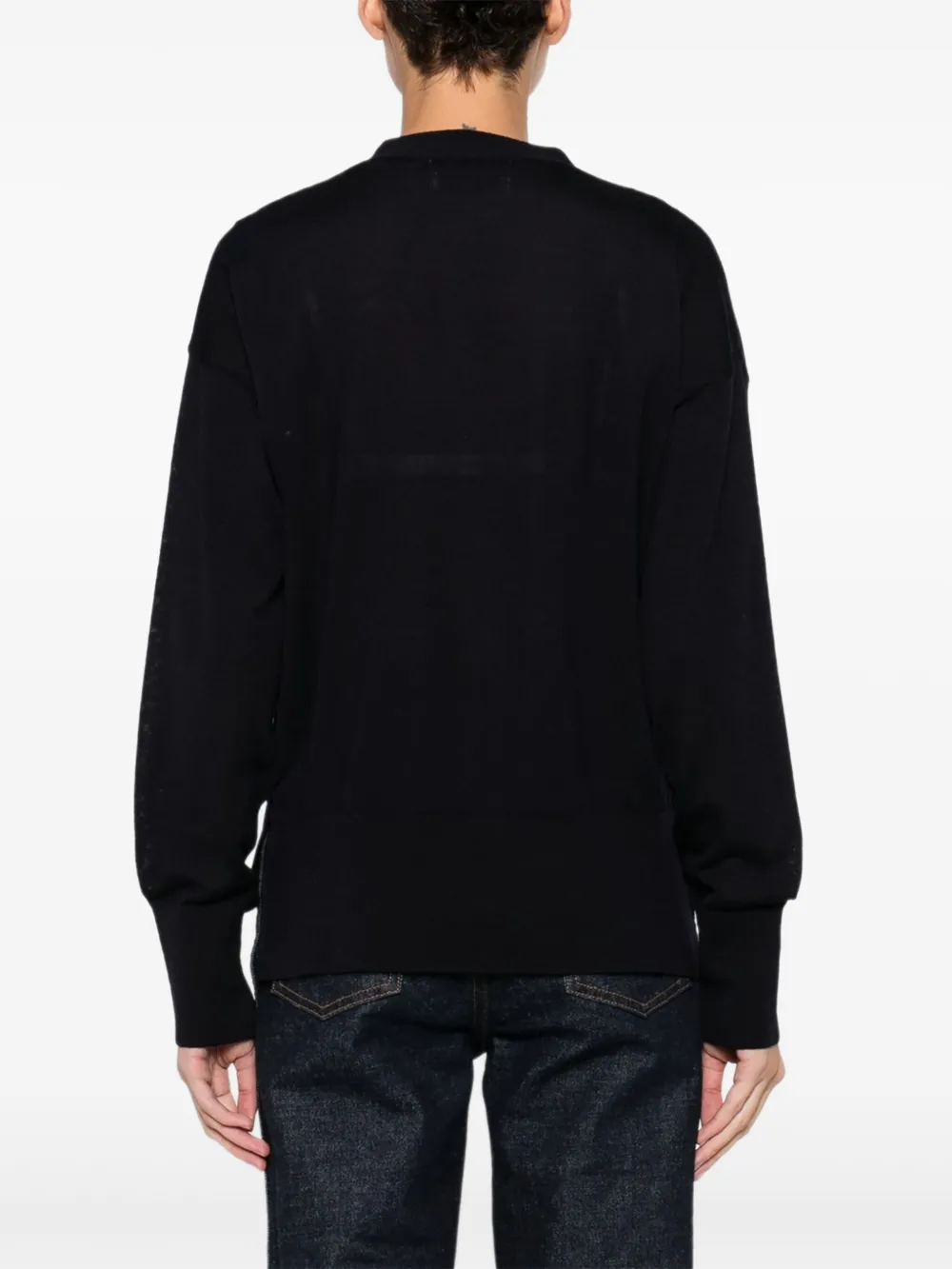 Daniele Fiesoli Fine-knit Button-up Cardigan In Black