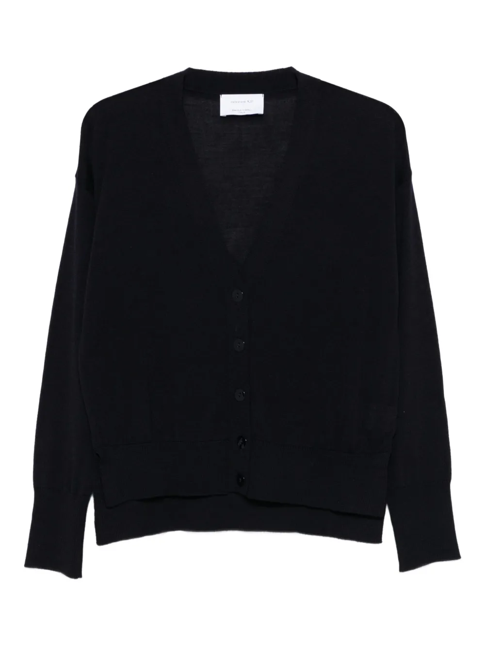 Daniele Fiesoli Fine-knit Button-up Cardigan In Black