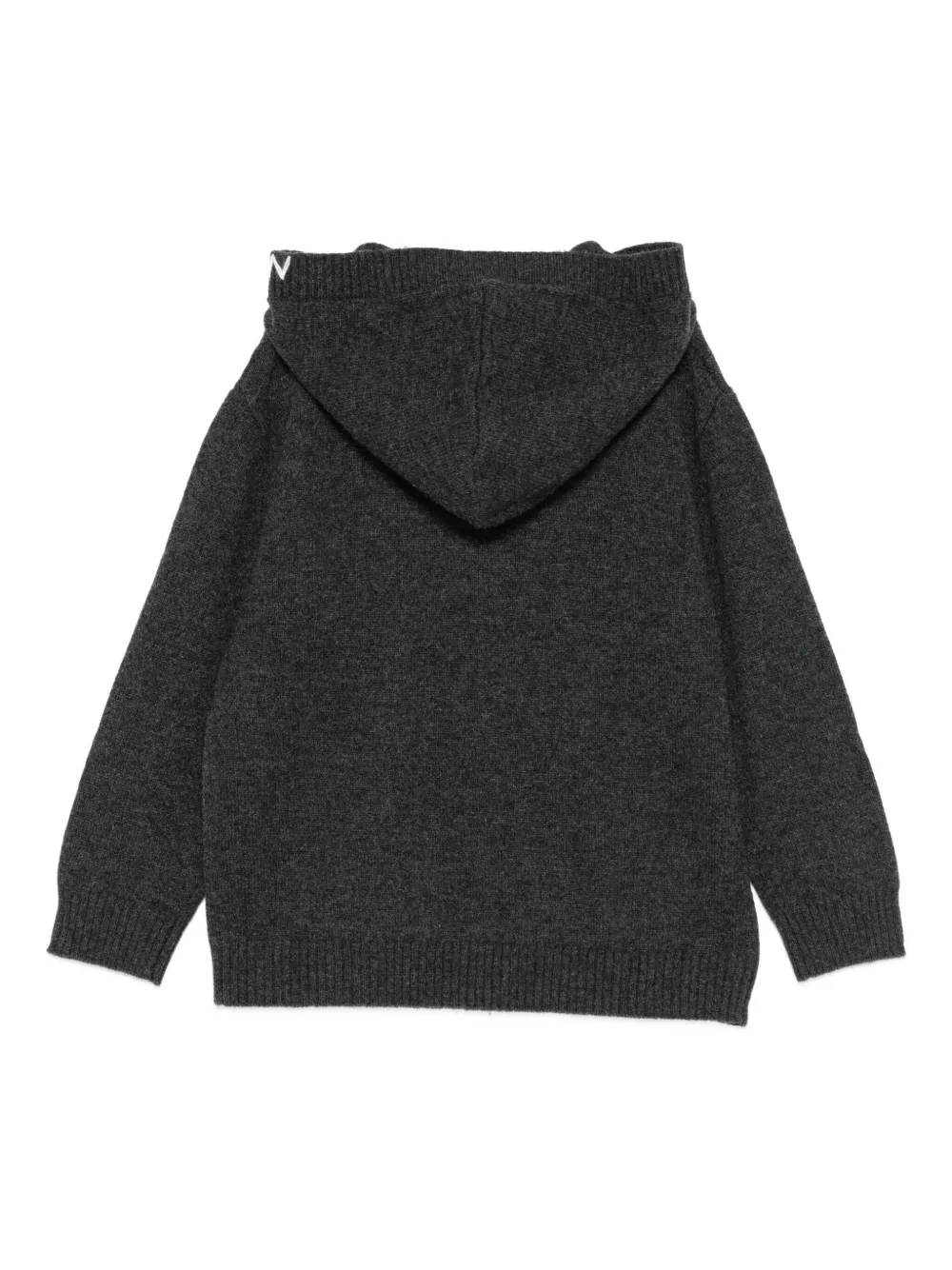 Laneus Hoodie met borduurwerk Grijs