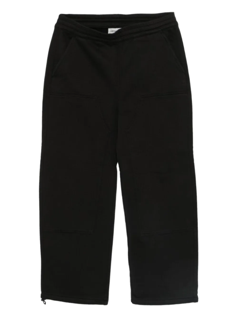 Carhartt WIP 로고 패치 트랙팬츠 | 블랙 | Image 1