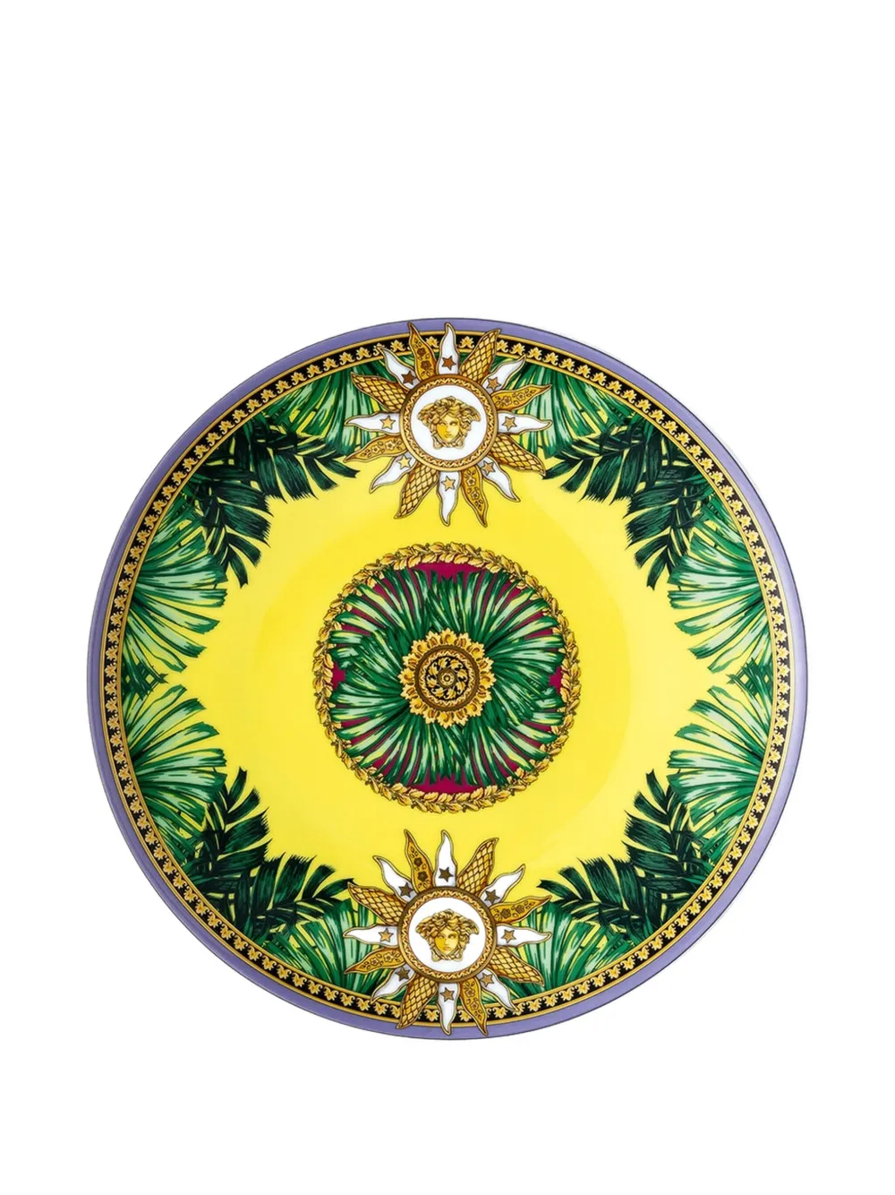 Versace Jungle Animalier plate - グリーン Versace Jungle Animalier plate - グリーン