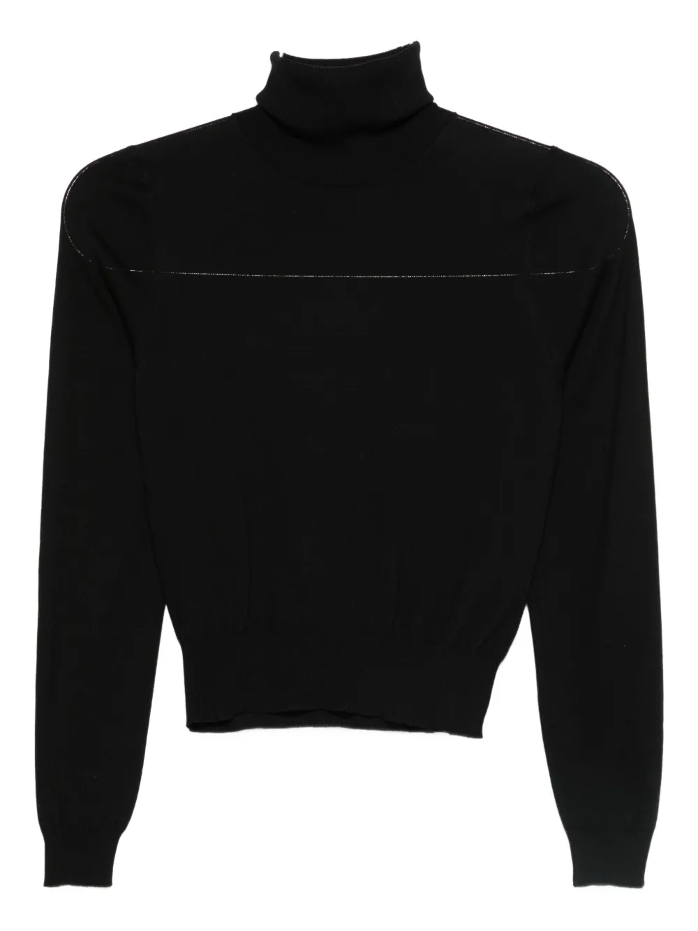Goes Botanical Pullover Mit Rollkragen In Black