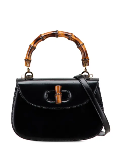 Gucci Pre-Owned bolsa satchel Bamboo Night del siglo XX