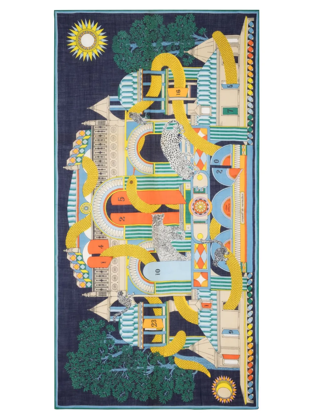 Inoui Editions Nicolas Wool Scarf In Green