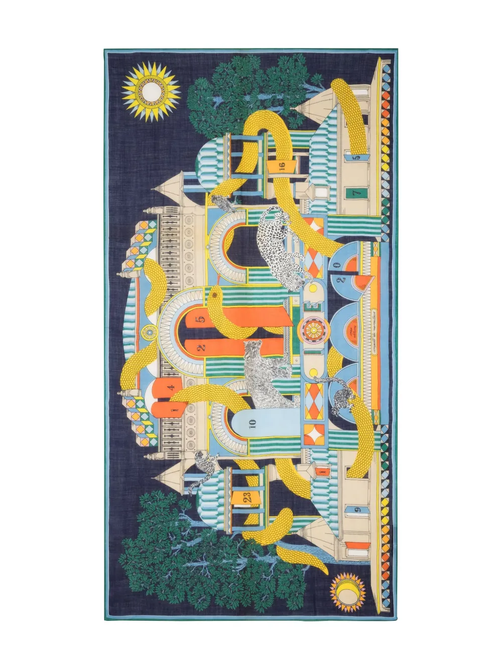 Inoui Editions Nicolas Wool Scarf In Green