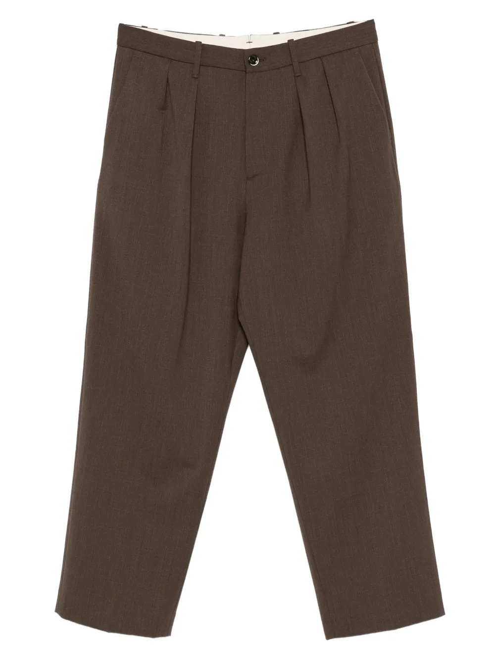 Nine In The Morning pleated pants | Brown | Image 1