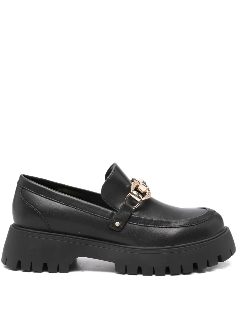 Just Cavalli Loafers met chunky zool en kettingdetail Zwart