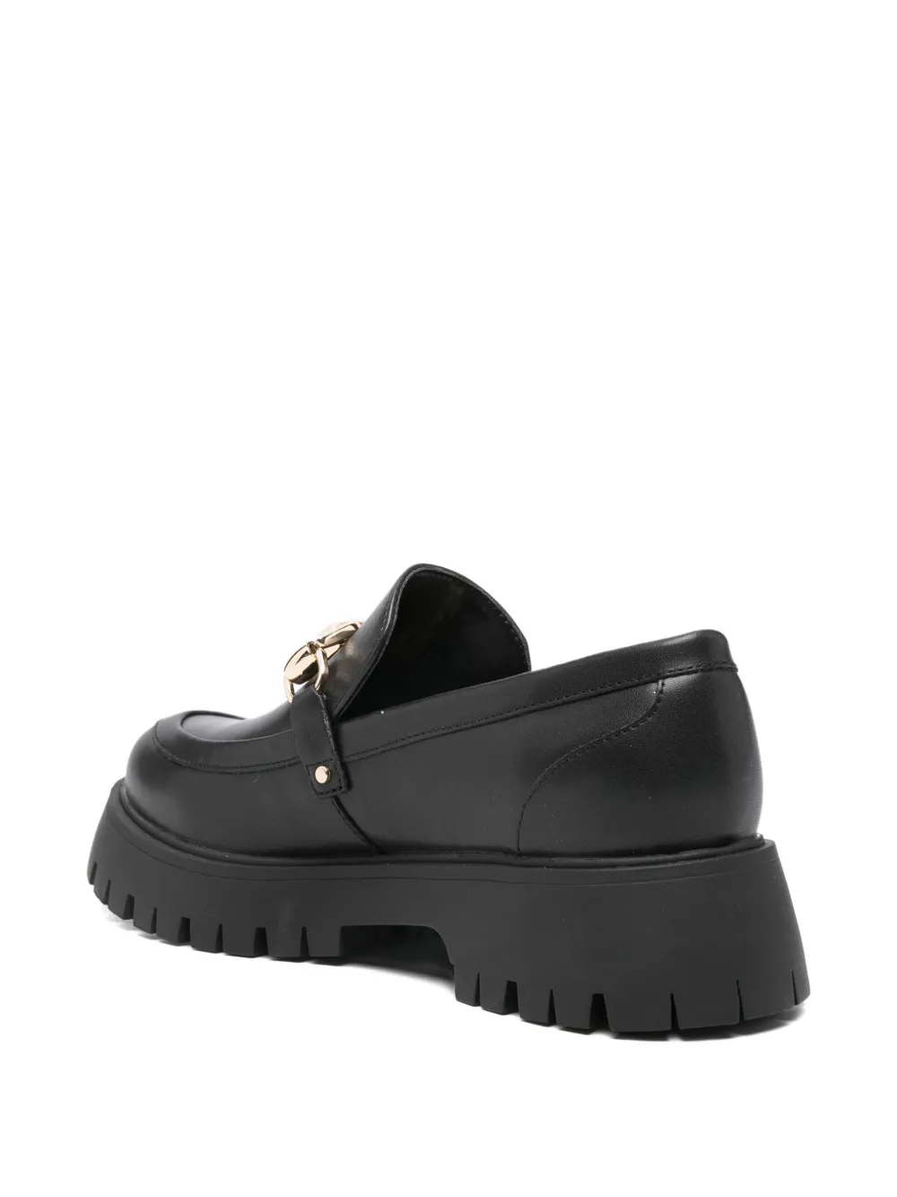 Just Cavalli Loafers met chunky zool en kettingdetail Zwart