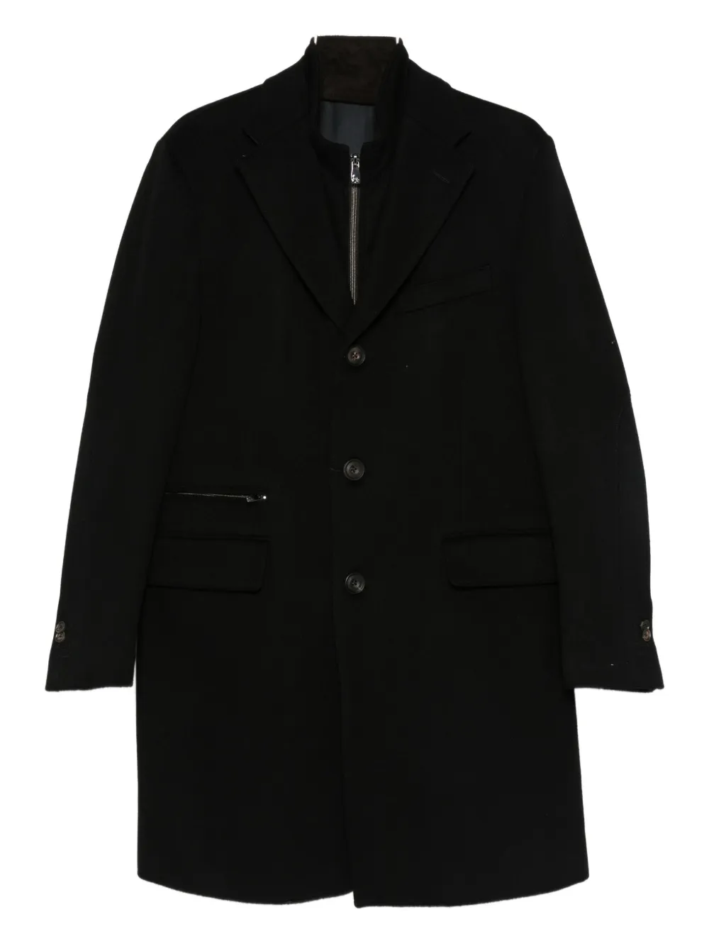 Corneliani Panelled Jacket In Black