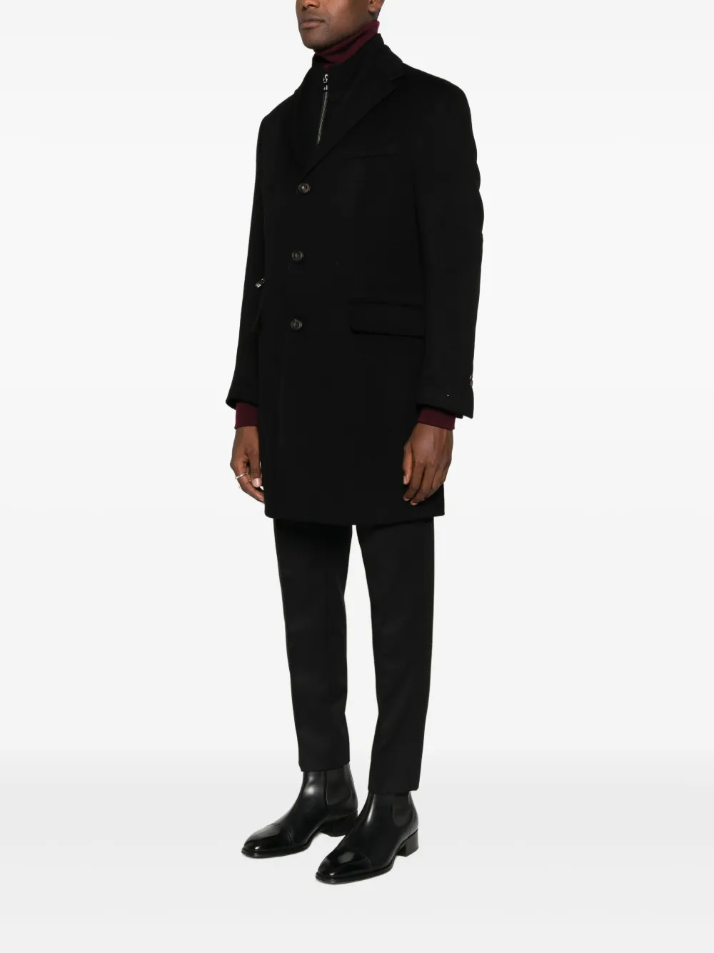 Corneliani Jack met vlakken Zwart