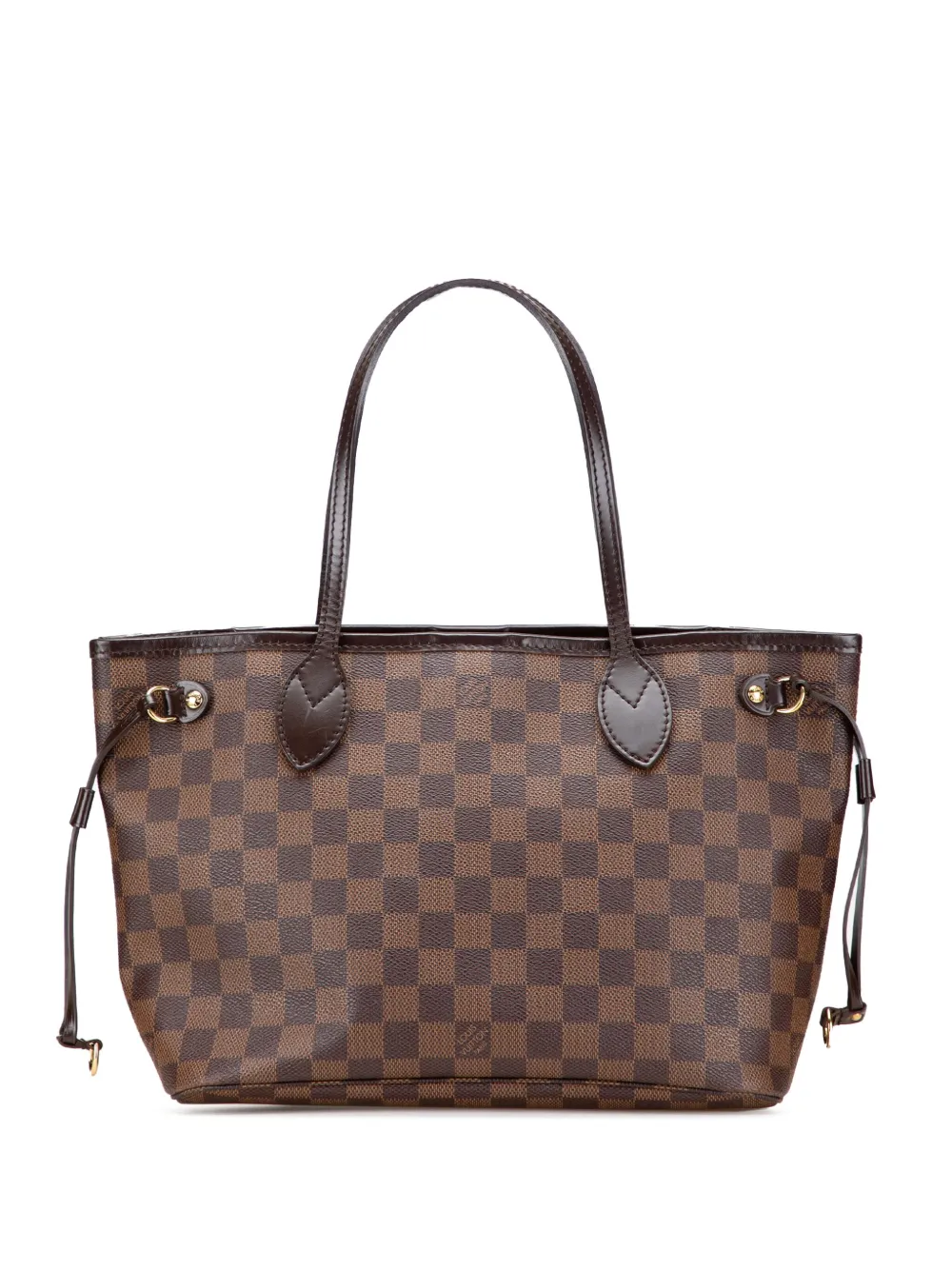 Louis Vuitton Pre-Owned 2011 Damier Ebene Neverfull PM tote bag - ブラウン Louis Vuitton Pre-Owned 2011 Damier Ebene Neverfull PM tote bag - ブラウン