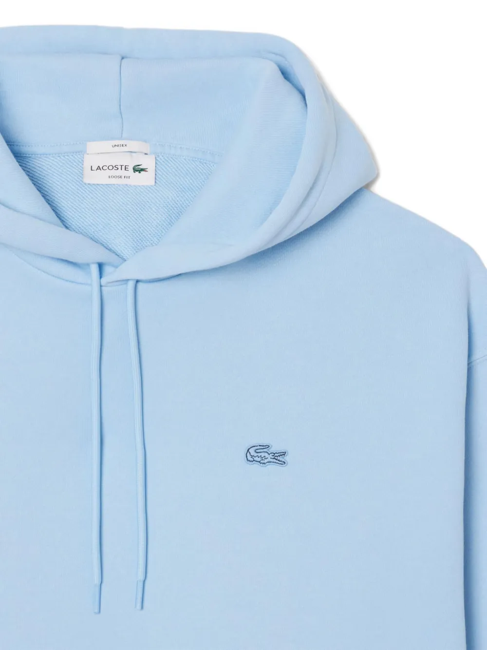 Lacoste Hoodie met logopatch Blauw