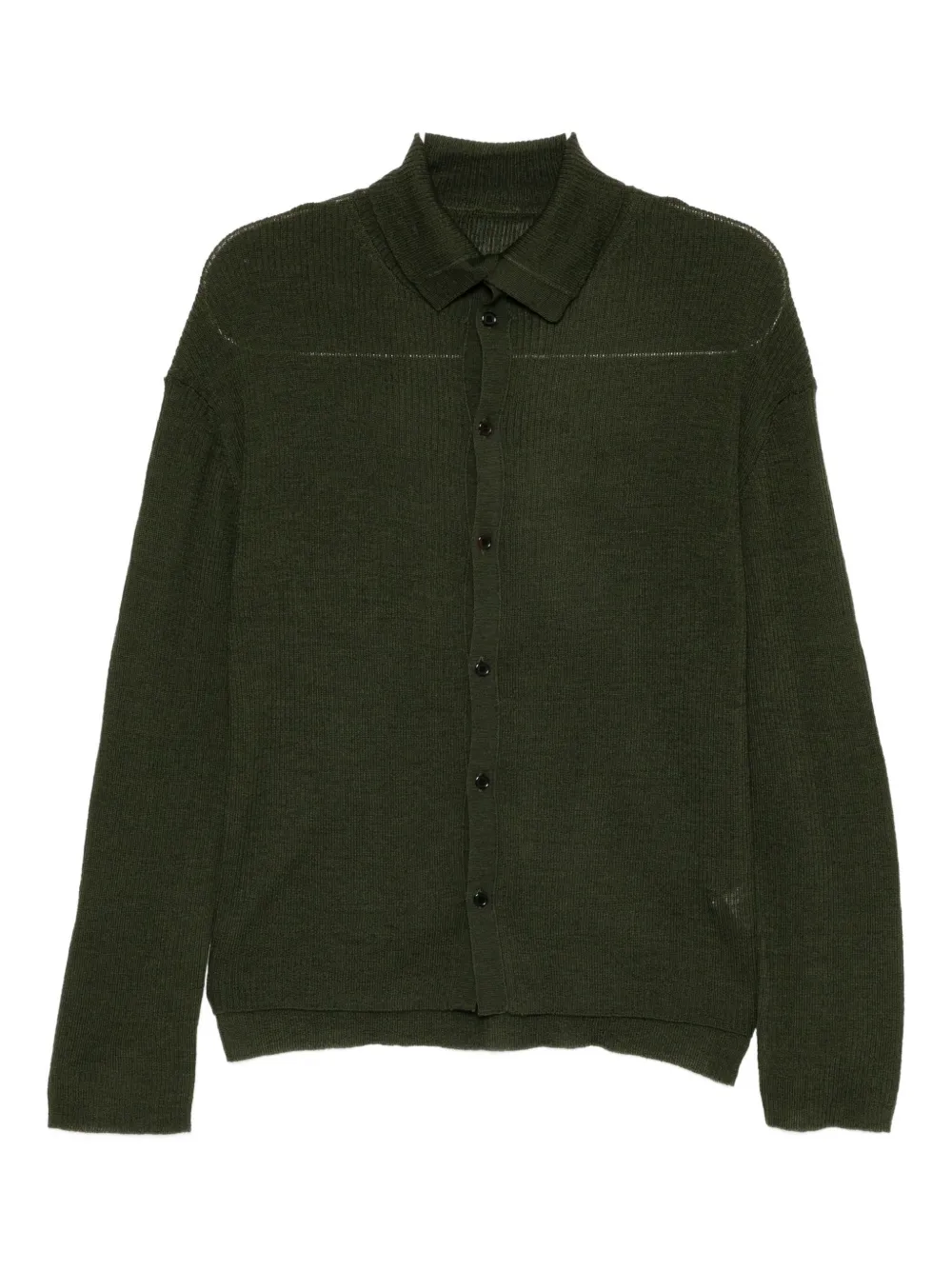 Y's Cardigan in lana - Verde