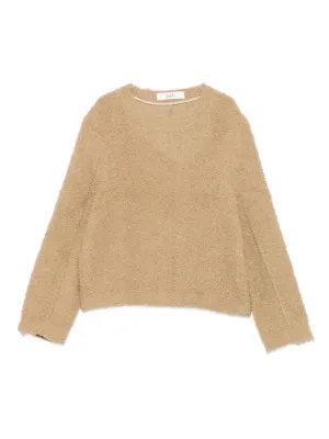 Namacheko Teddy Crewneck Sweater | Neutrals | FARFETCH JO