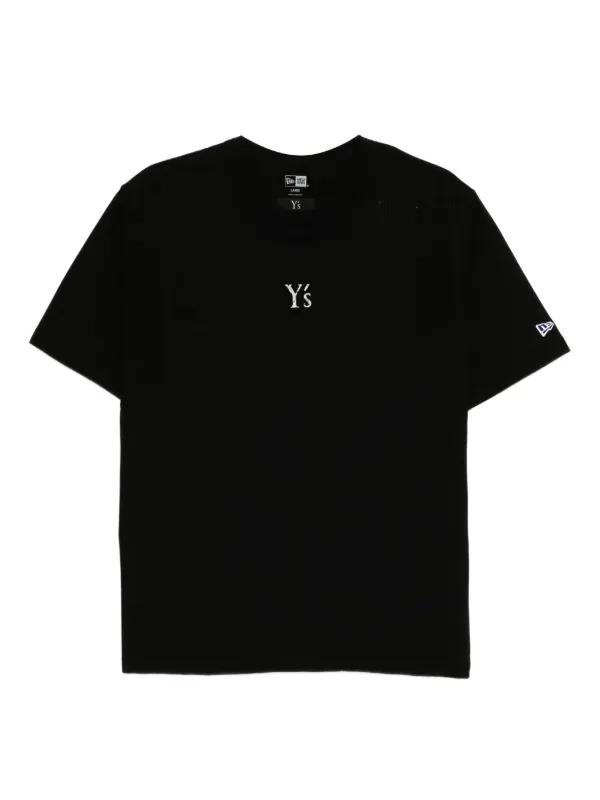 Y's × NEW ERA コラボ Tシャツ ブラック XXL Y's x New Era ロゴプリント Tシャツ | ブラック | FARFETCH JP