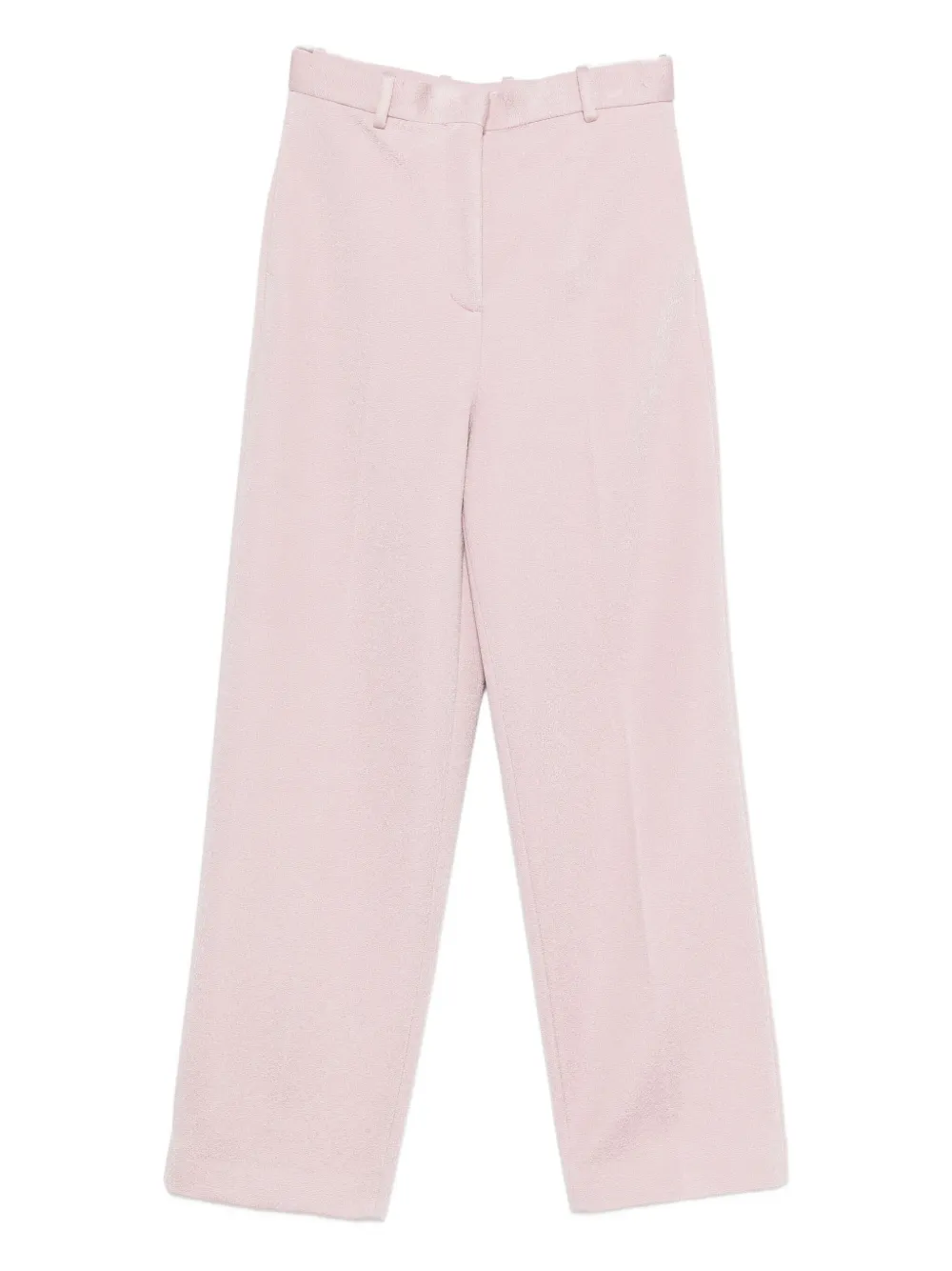 Jil Sander Concealed-fastening Trousers In Pink