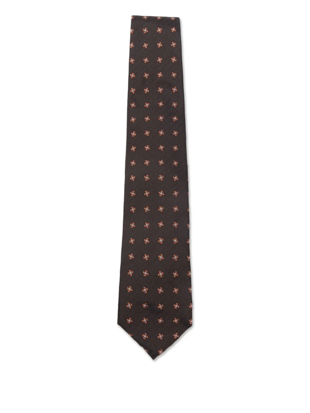 Corneliani floral-pattern tie | marrón | Image 1