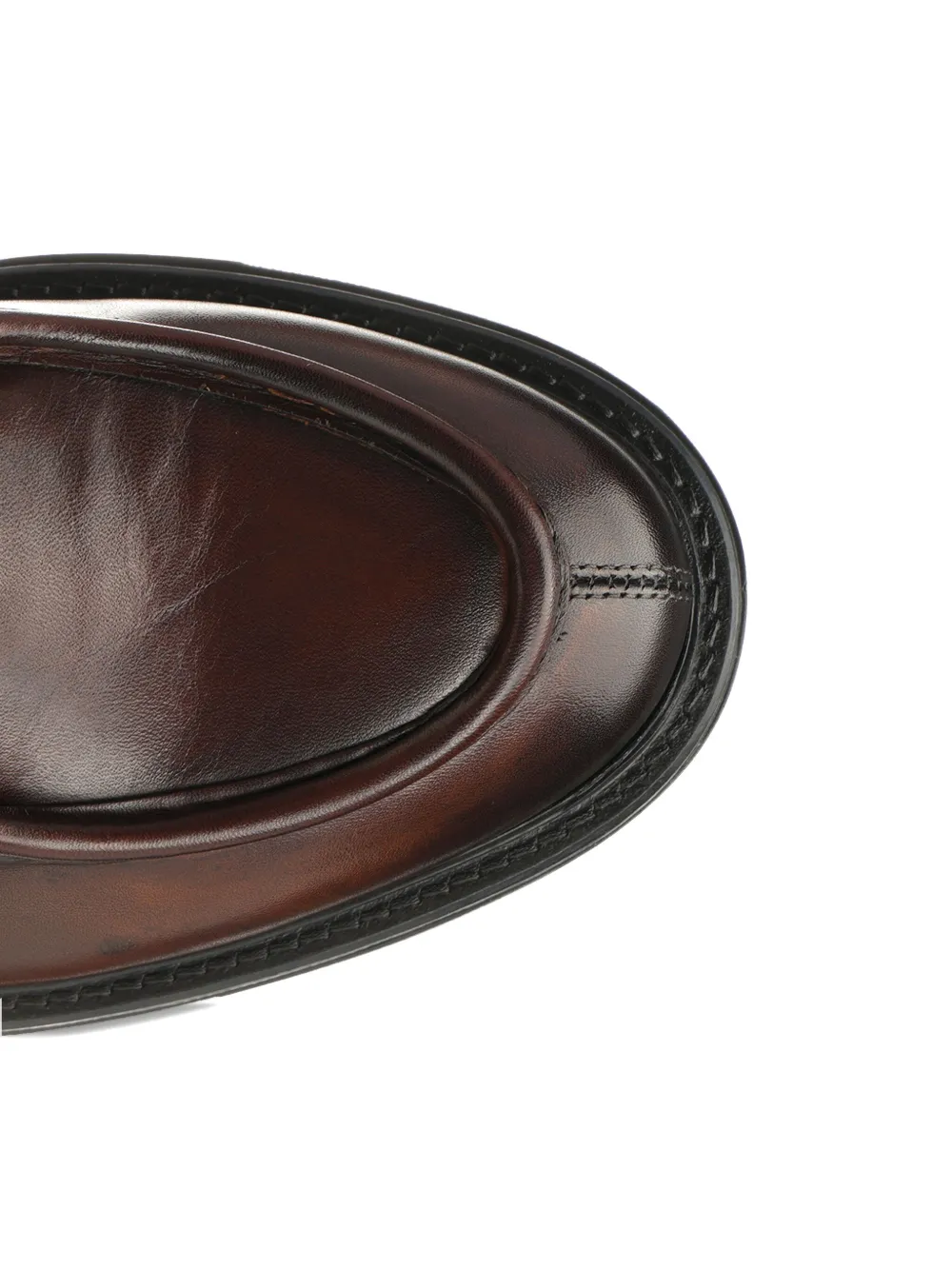 corvari Leren loafers Bruin