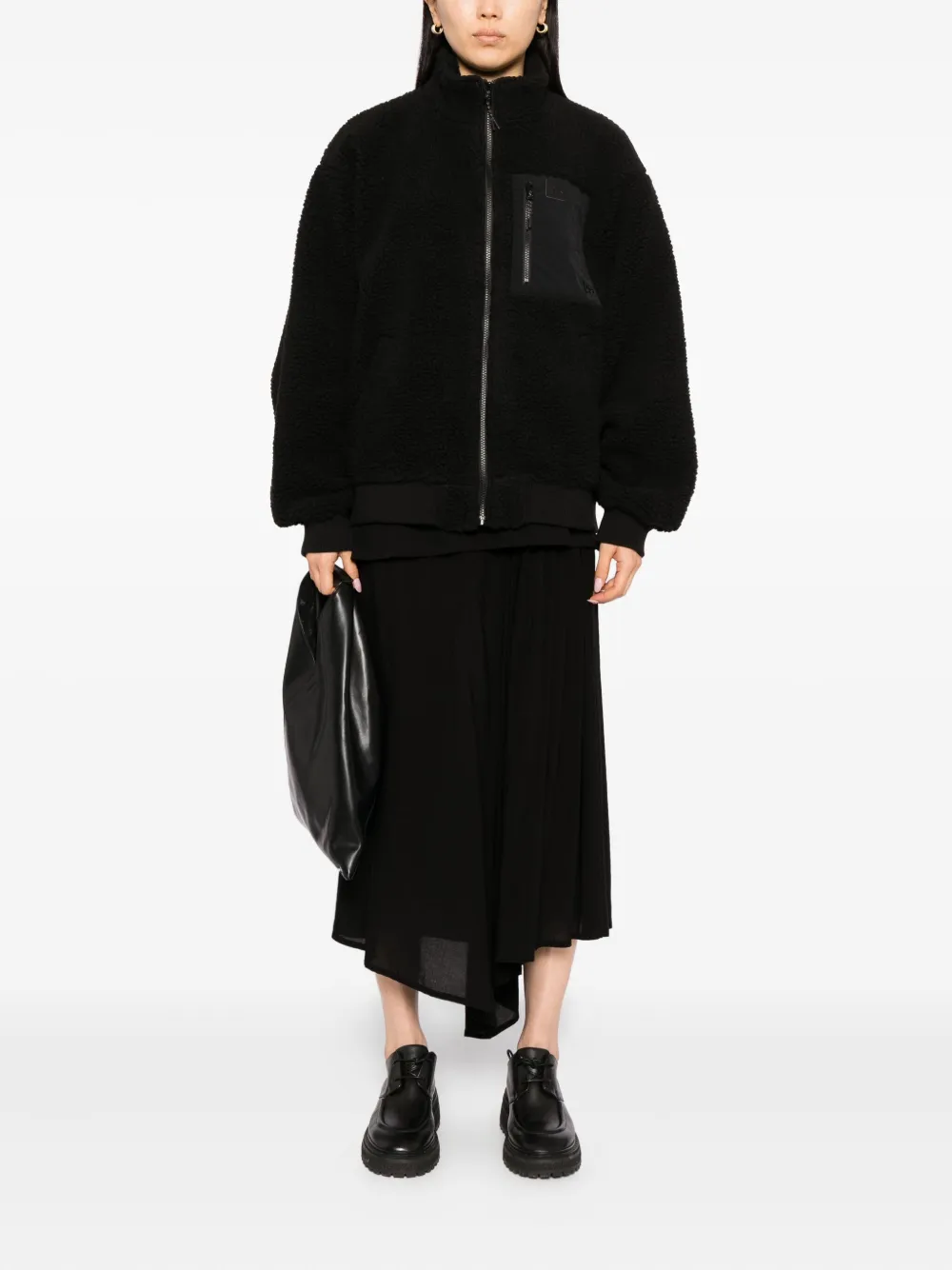 Y's X New Era Logo-embroidered Jacket In Black
