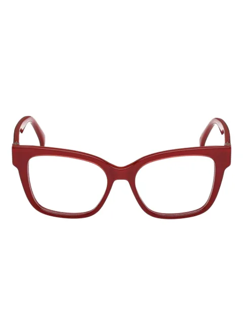 Max Mara lentes con armazón rectangular