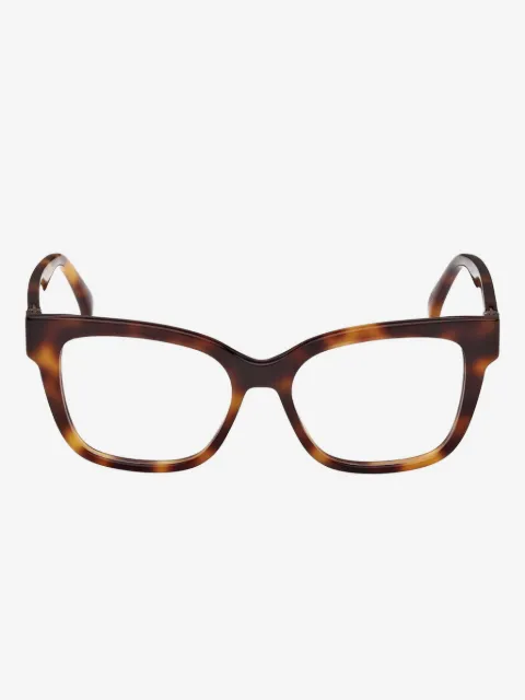 Max Mara tortoiseshell square-frames glasses