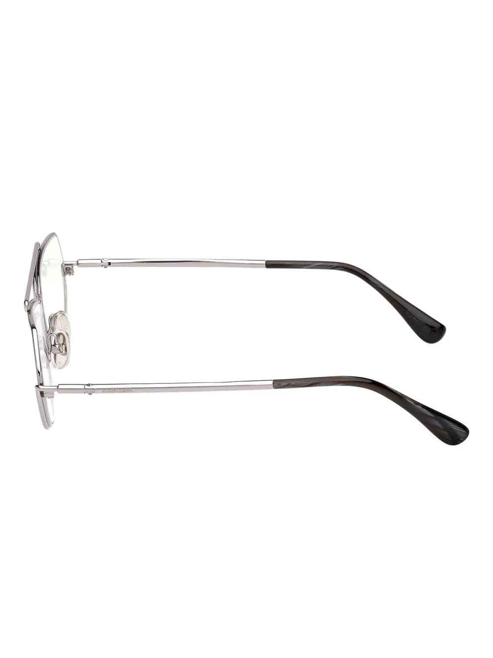 Max Mara Geometric-frame Glasses In Gray