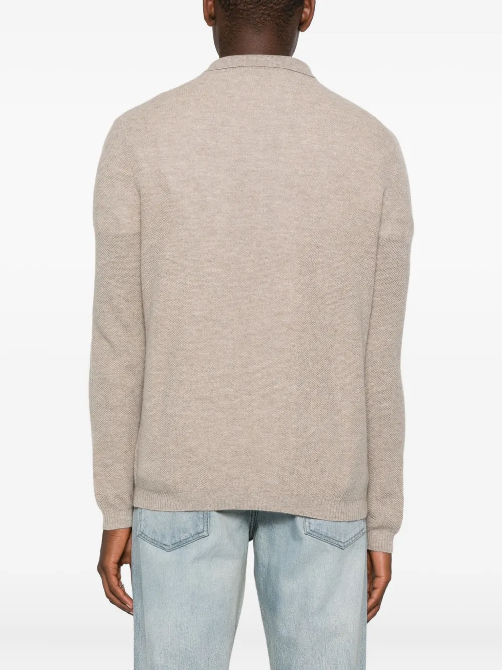 Alpha Studio Long-sleeved Cardigan In Neutral