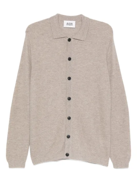 ALPHA STUDIO long-sleeved cardigan 