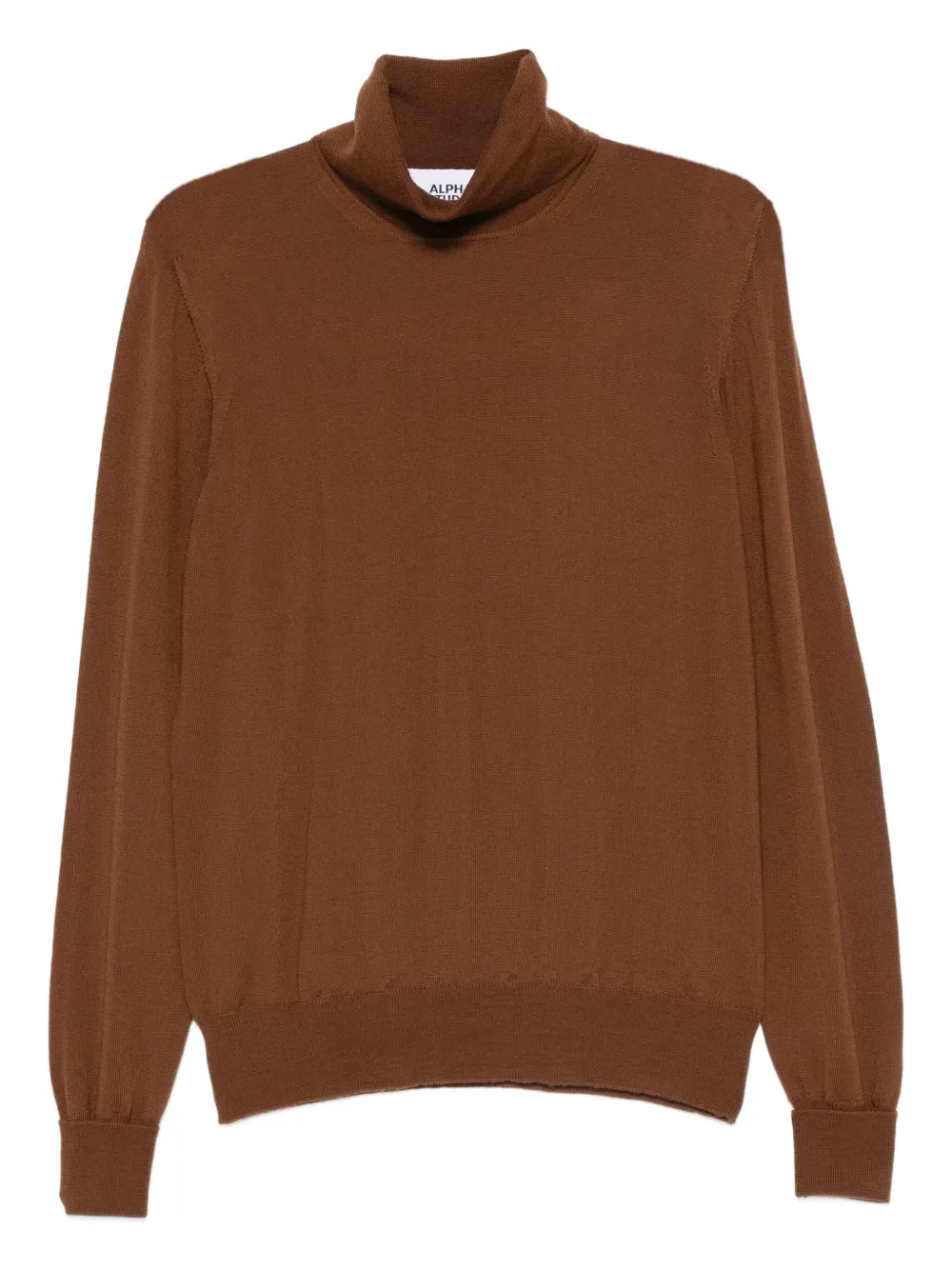 ALPHA STUDIO Langärmeliger Rollkragenpullover | Braun | Image 1